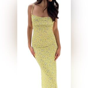 Women Slip Cutout Backless Maxi Dress